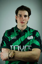 Green Stripe Polo Jersey