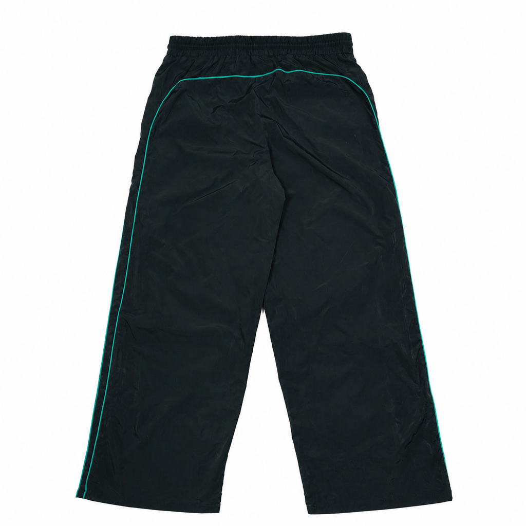 Green Side-Stripe Ash Pants