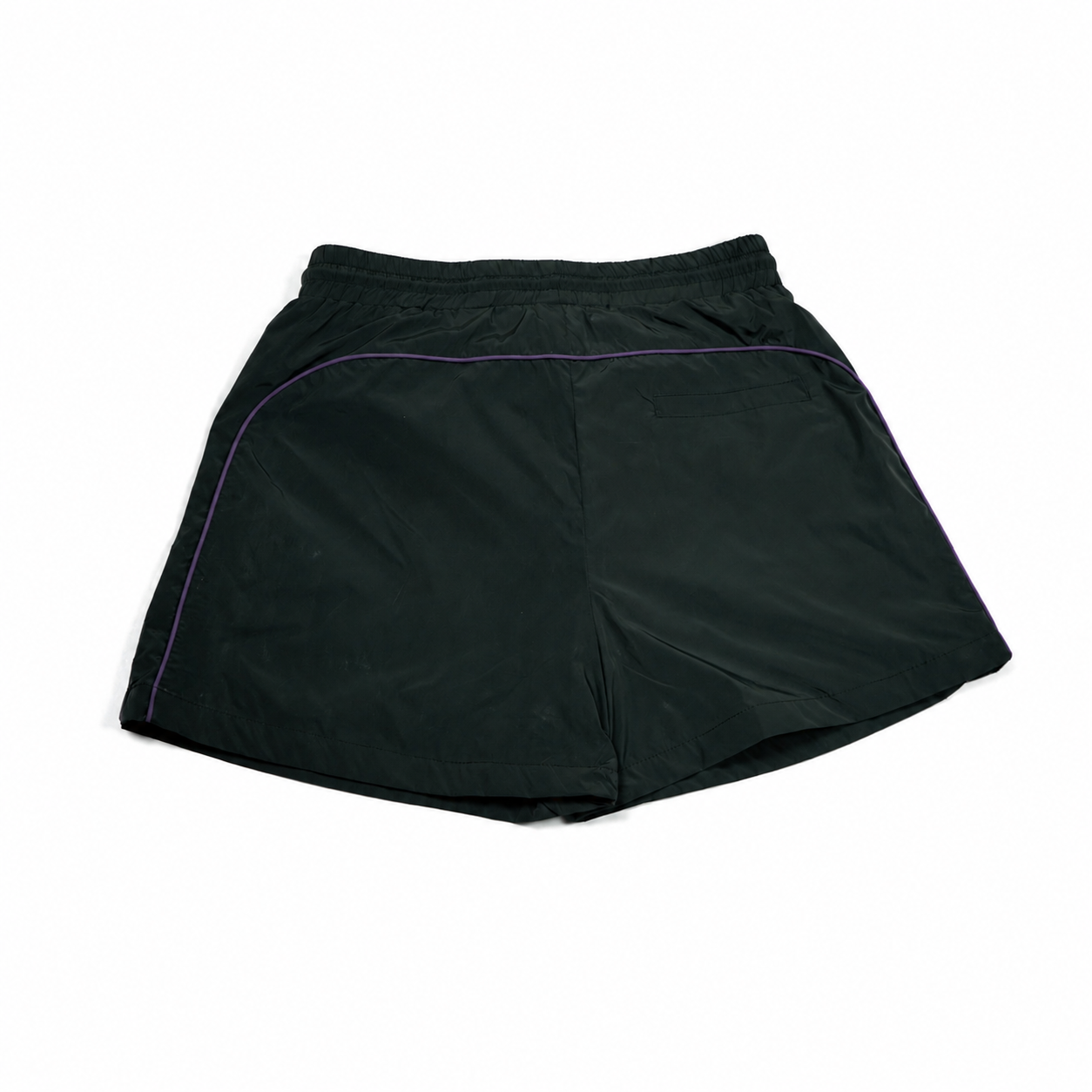 Pantalón corto Ash con raya lateral morada
